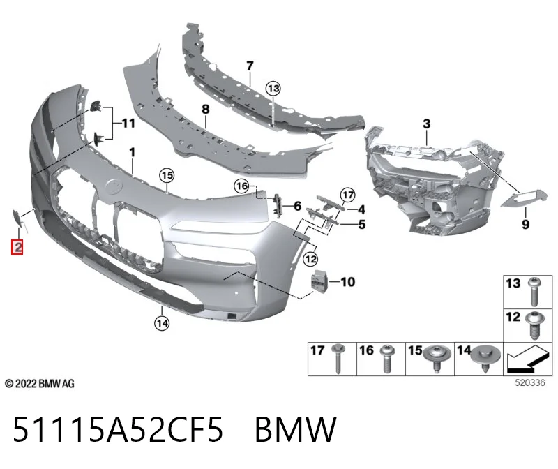 51115A52CF5 BMW 