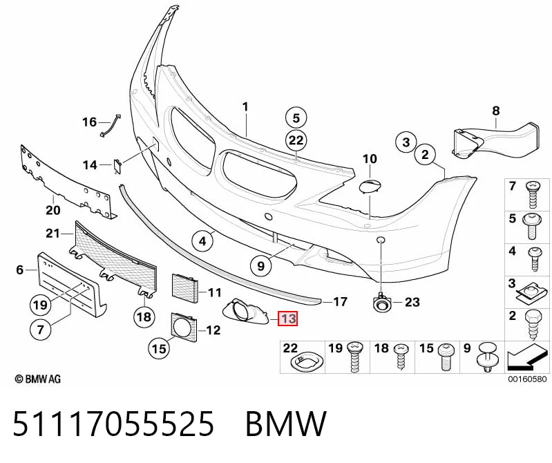 51117055525 BMW