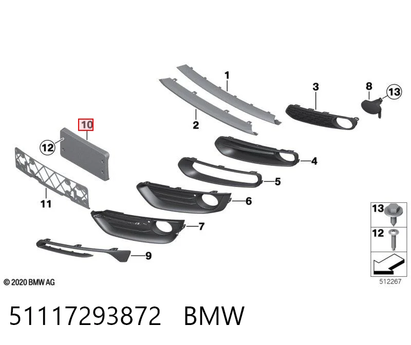51117293872 BMW 