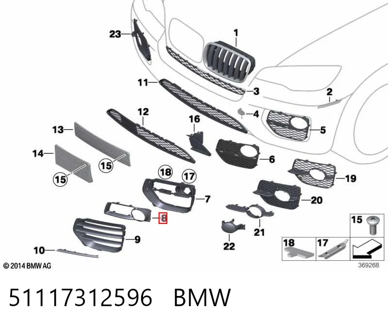 51117312596 BMW 