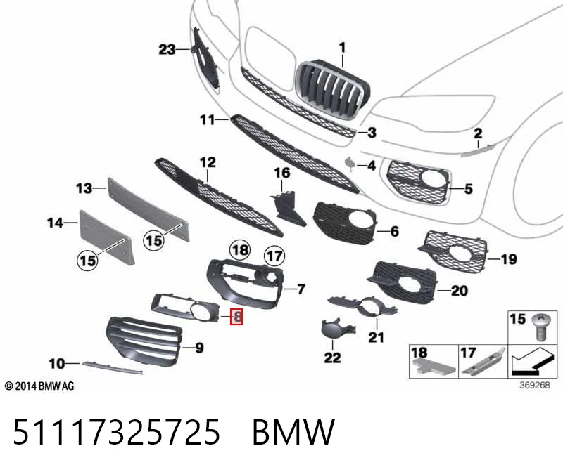 51117325725 BMW 