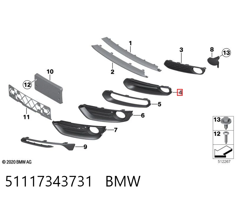 51117343731 BMW 
