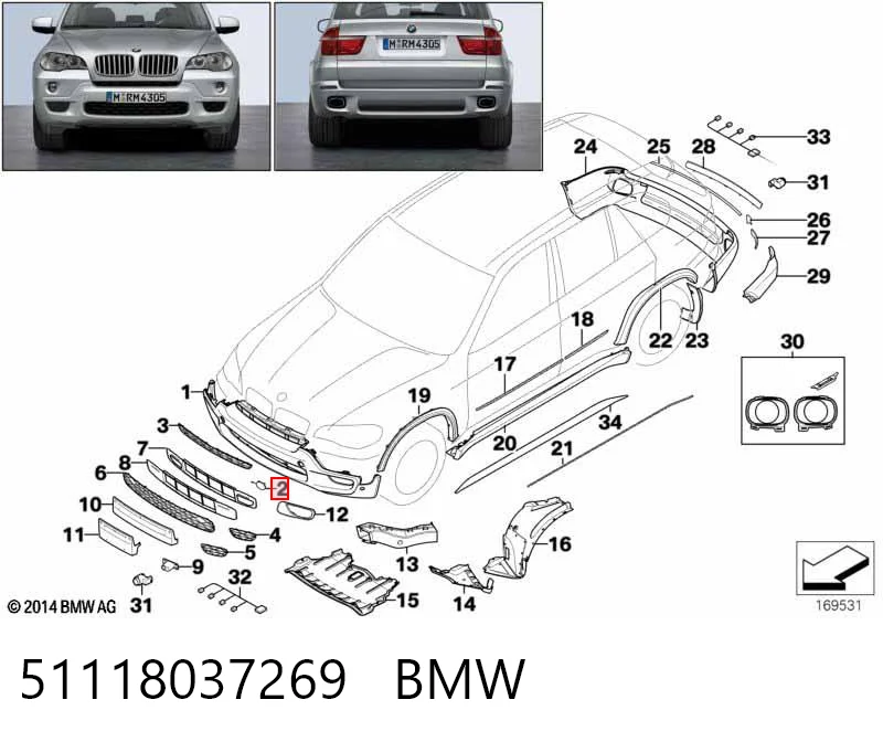 51118037269 BMW 