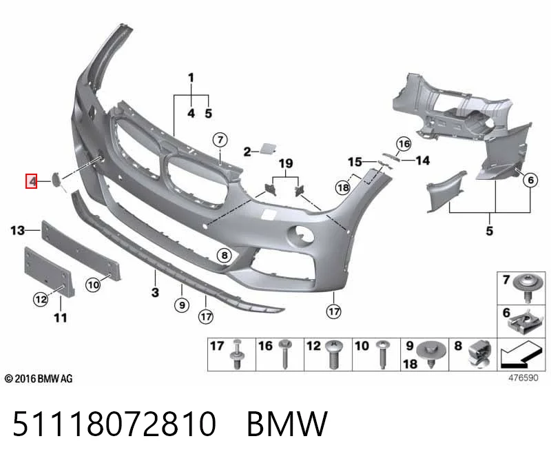 51118072810 BMW 