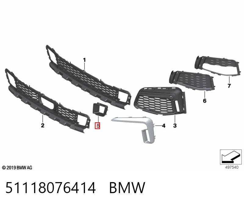 51118076414 BMW 