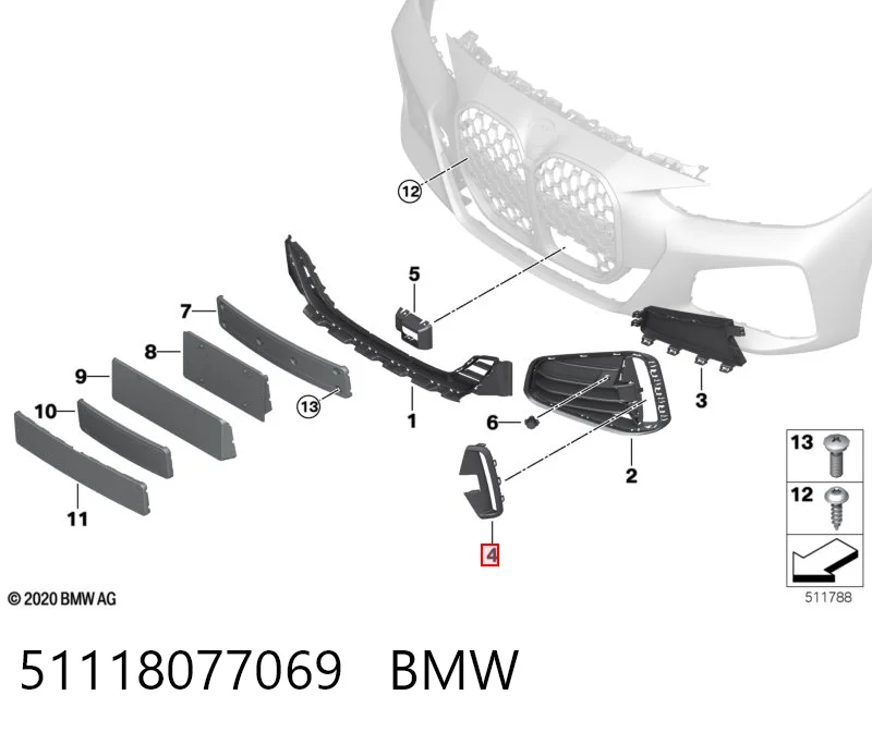 51118077069 BMW 