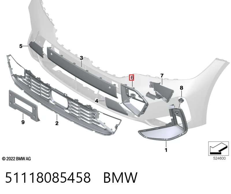 51118085458 BMW 