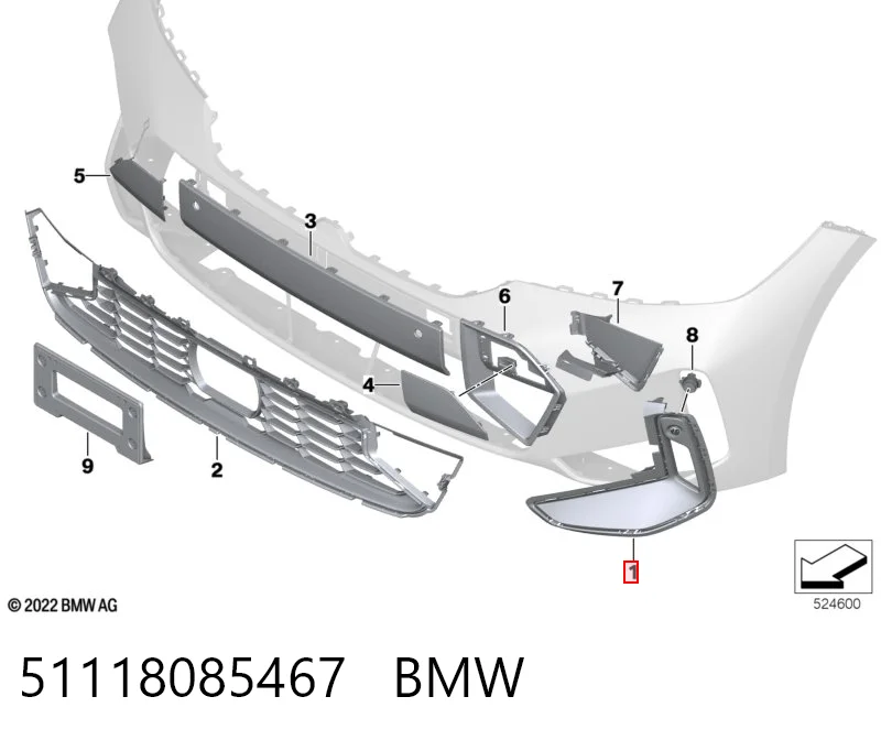 51118085467 BMW 