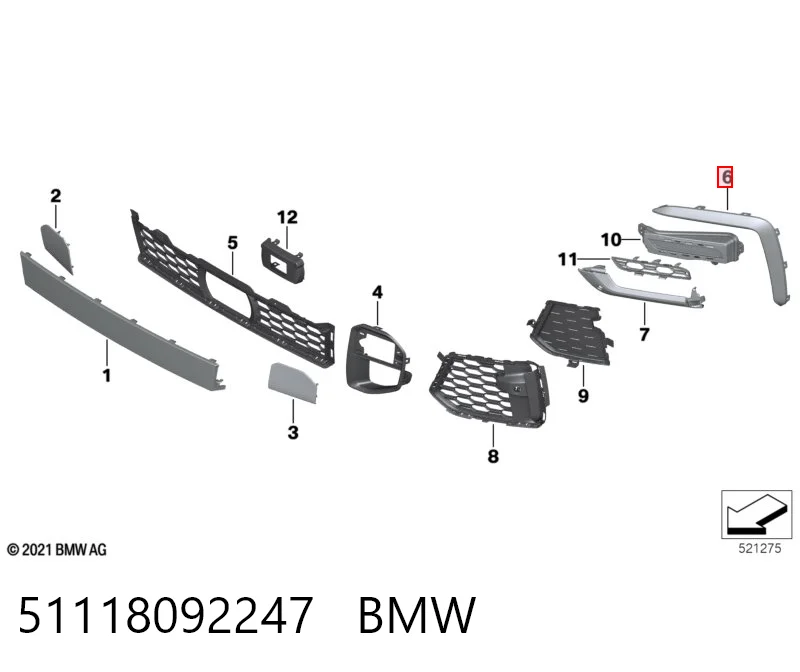 51118092247 BMW 