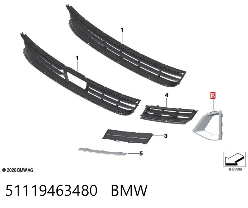 51119463480 BMW 