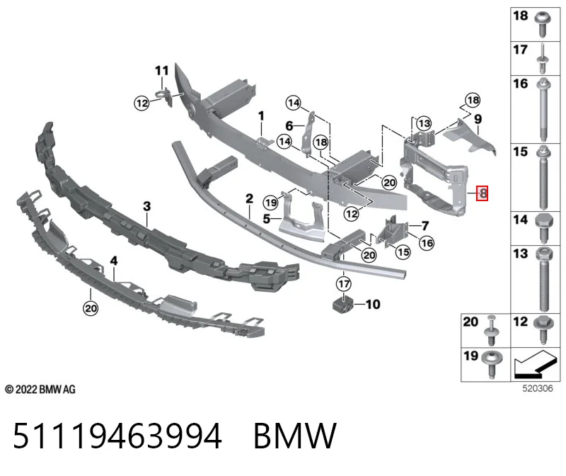 51119463994 BMW 