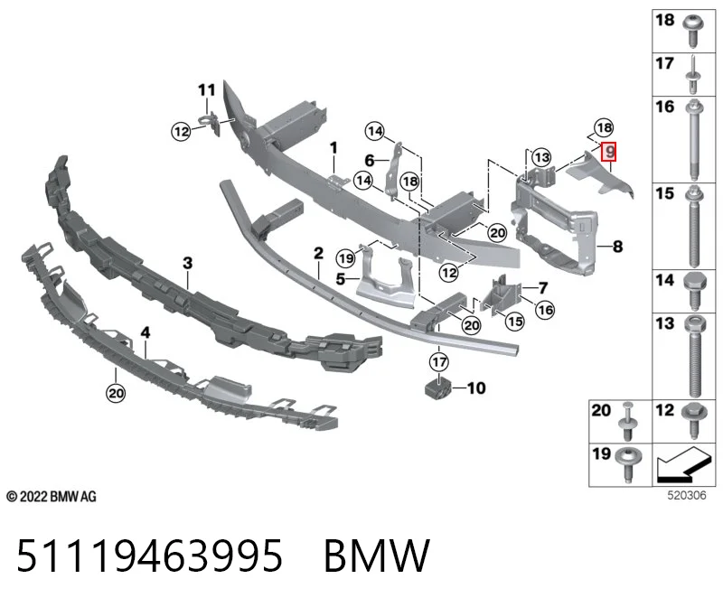 51119463995 BMW 