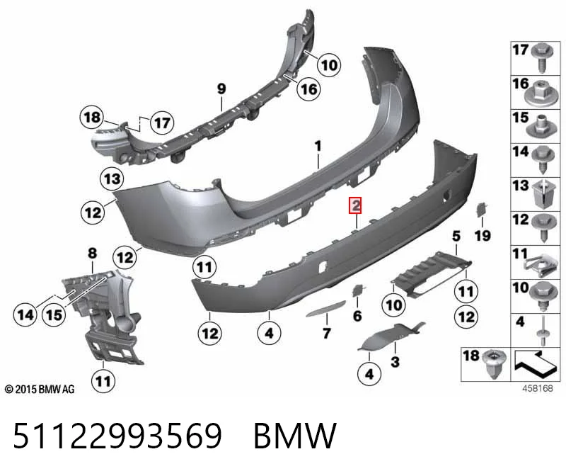 Бампер задній, нижня частина Polcar 20600732 ціна, від 10.28 USD