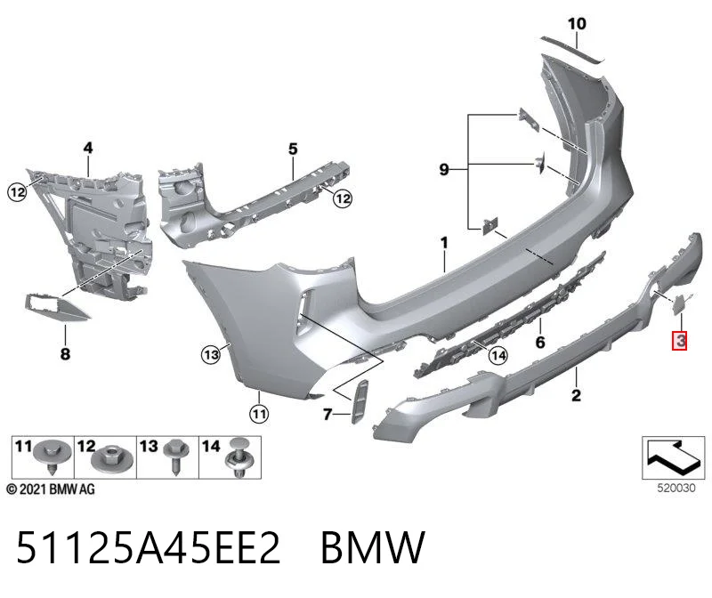 51125A45EE2 BMW 