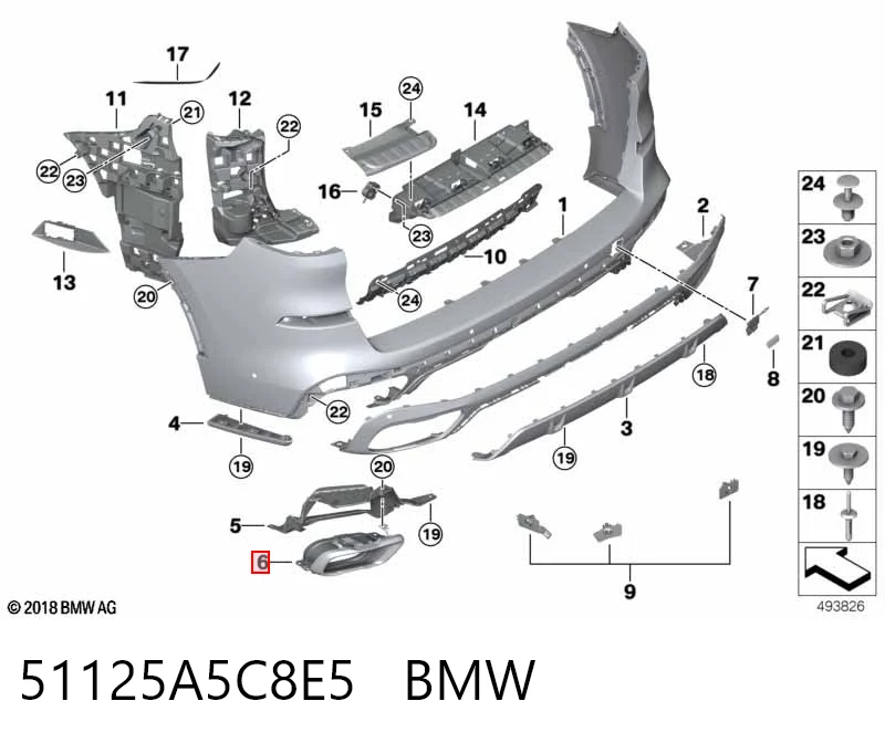 Купити 51128078671 BMW 