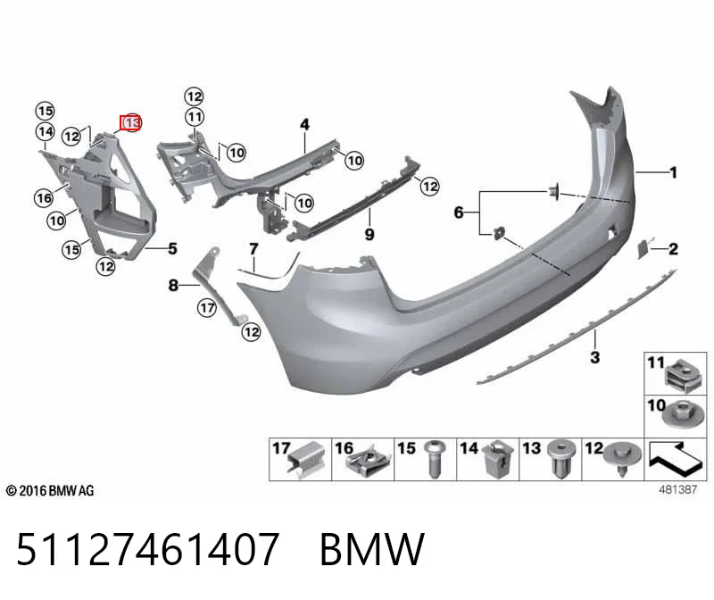 51127461407 BMW 