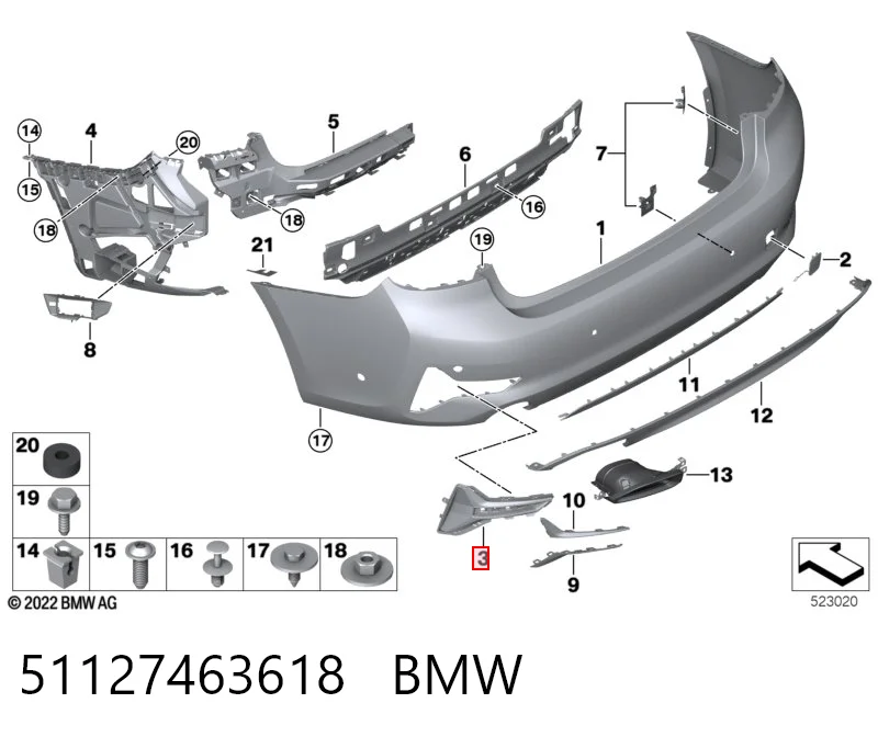 51127463618 BMW 