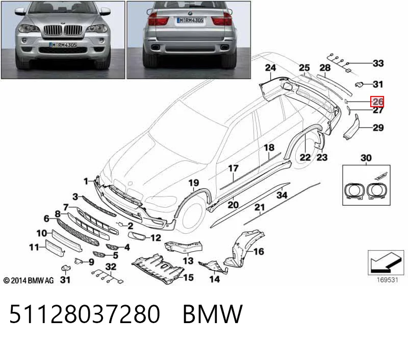 51128037280 BMW 