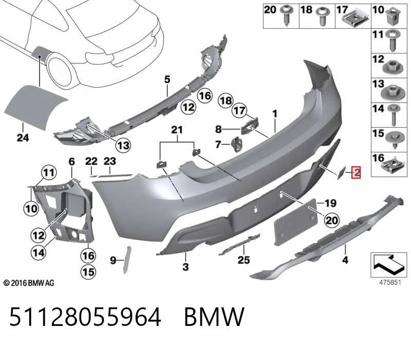 51128055964 BMW 