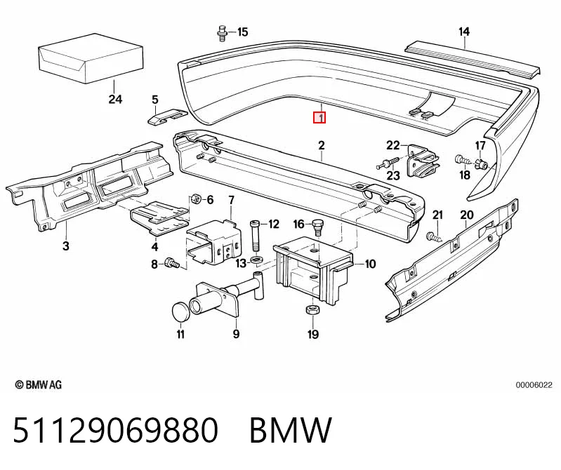  Задній бампер BMW 7 