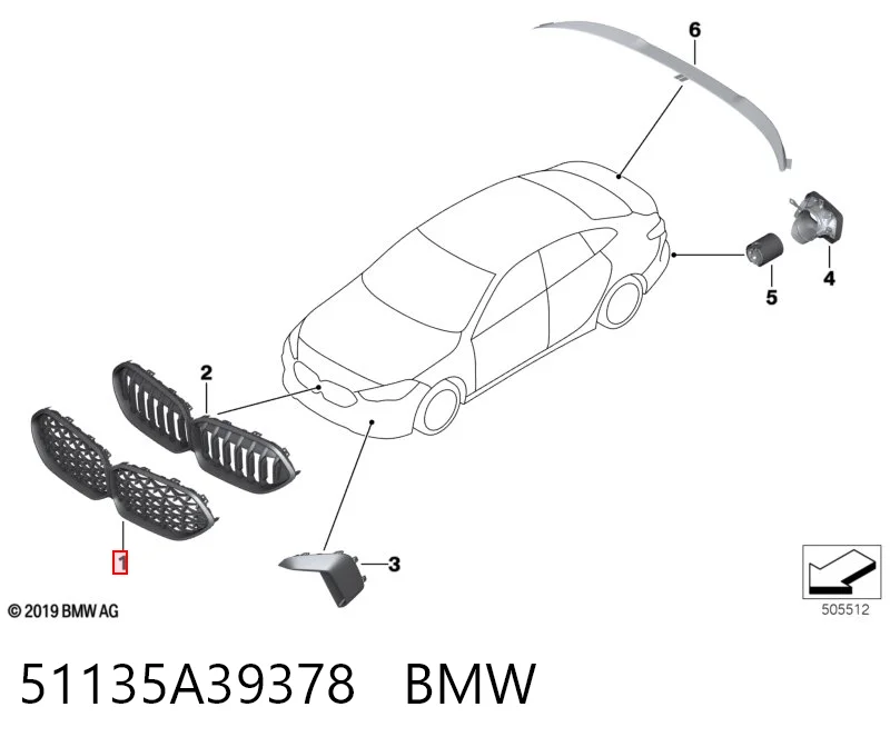 51135A39378 BMW 