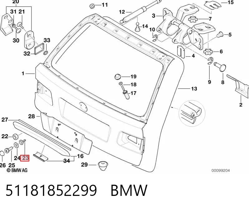 51181852299 BMW 