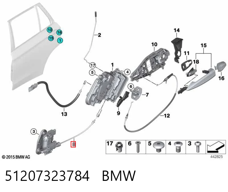 51207323784 BMW Кран пневмокерування дверима водія і кондуктора