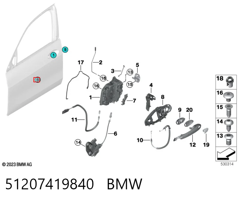 51207419840 BMW Кран пневмокерування дверима водія і кондуктора