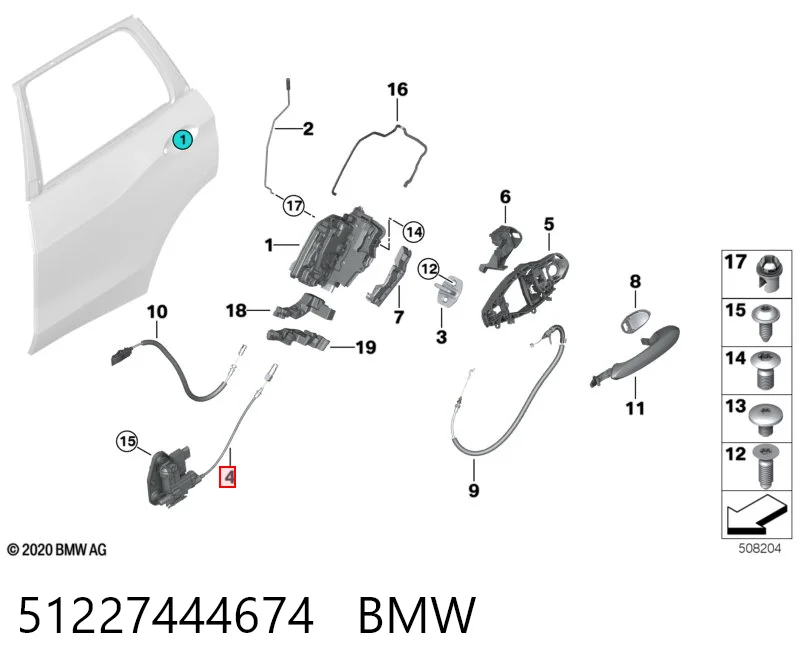 51227444674 BMW Кран пневмокерування дверима водія і кондуктора