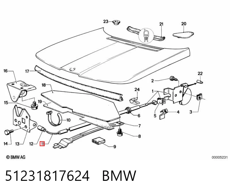Трос відкриття капота Adriauto AD050801 ціна, від 10.99 USD