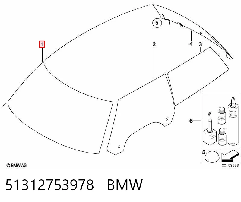 2455AGSV Glaspo Автомобільне скло