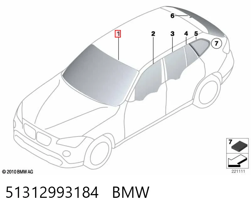 2460AGSGYMV1B Glaspo Автомобільне скло