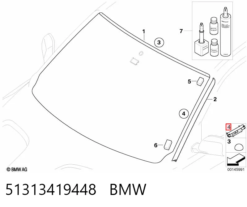 GS1438P461X Sekurit Автомобільне скло