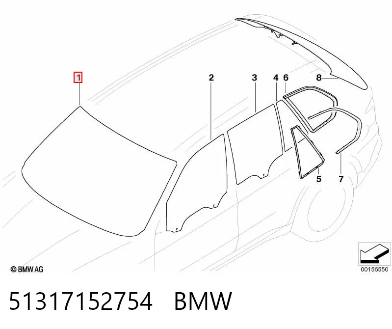ST500111 Pilkington Автомобільне скло