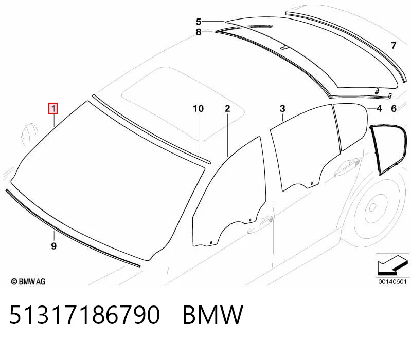 Автоскло Pilkington AB76894A ціна, від 81.52 USD