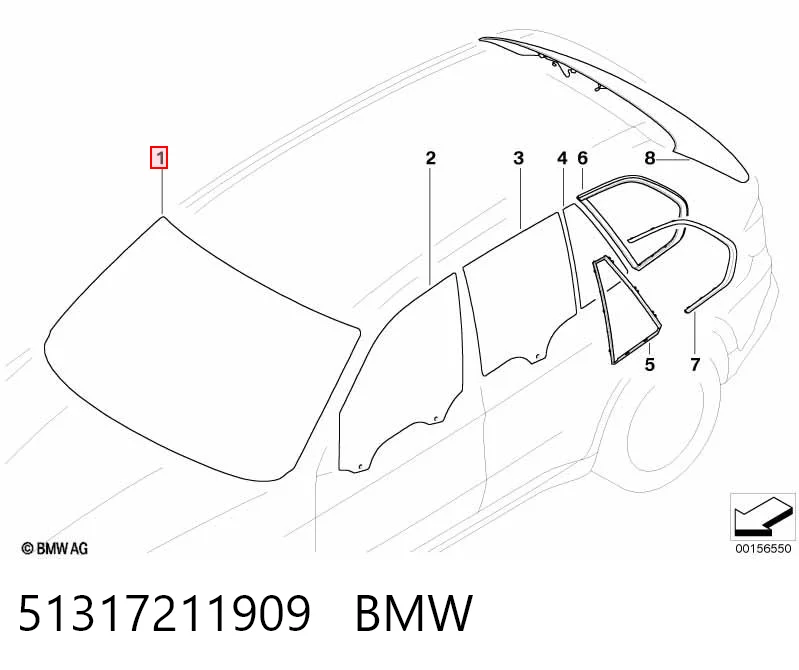 ST500112 Sekurit Автомобільне скло