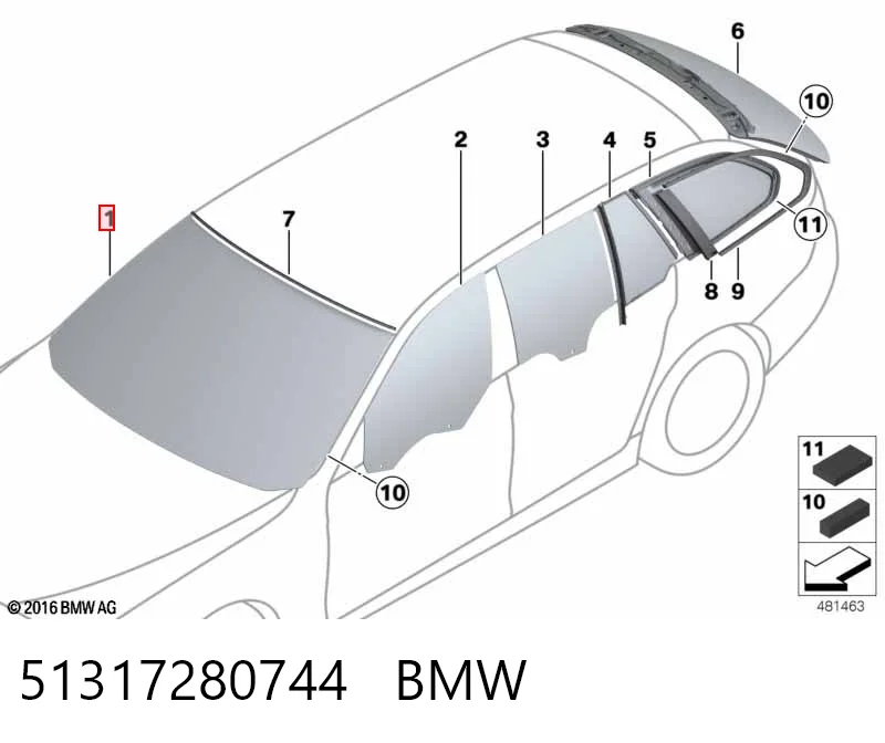 ST500148 Pilkington Автомобільне скло