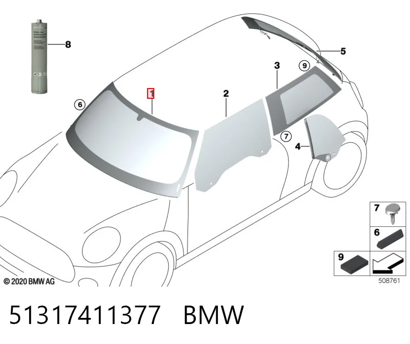 2474AGNCMVZ6C Glaspo Автомобільне скло