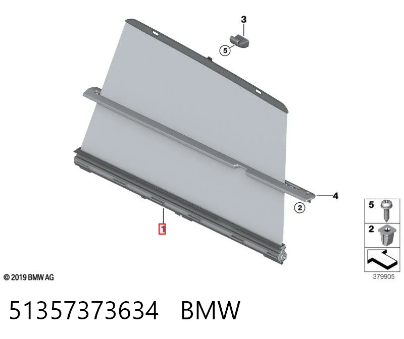 51357373634 BMW Навішування задніх дверей