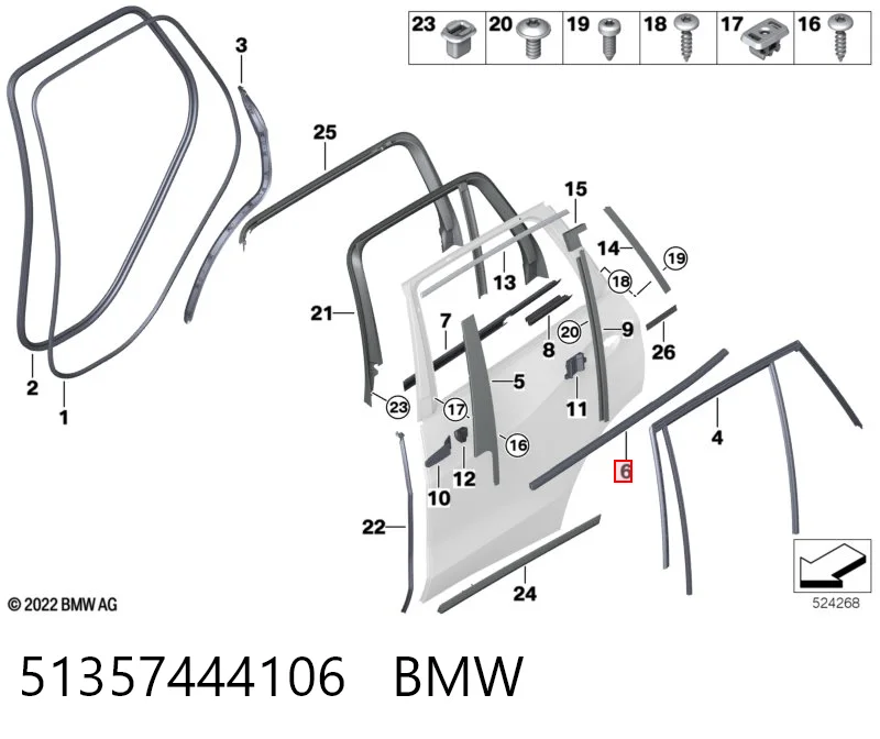 51357444106 BMW 