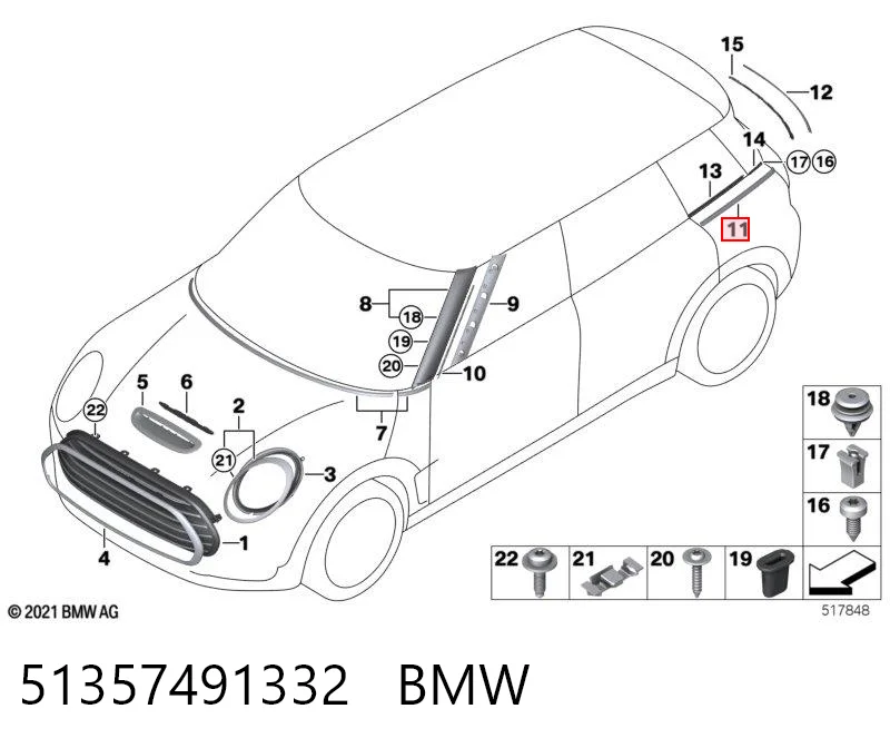 51357491332 BMW 