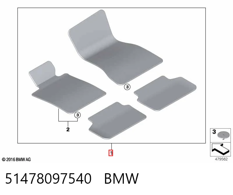 51478097540 BMW