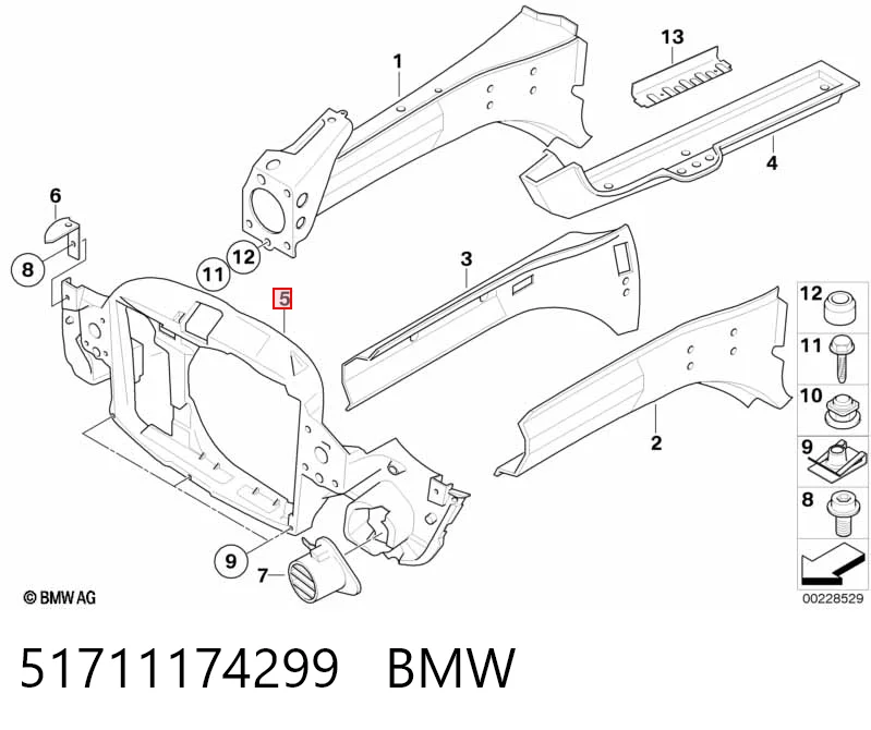 Купити KH4001200 Starline Установча панель передня
