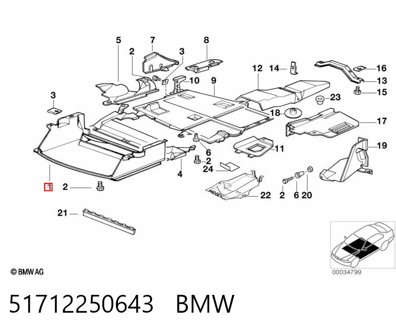 Захист піддона двигуна на BMW 3  E36