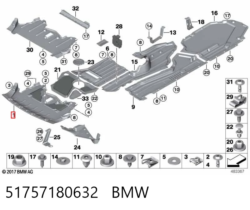 Захист піддона двигуна на BMW X6  E71