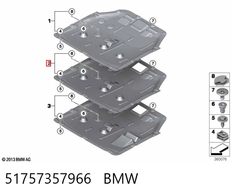 Захист моторного відсіку AND 30825031 ціна, від 93.13 USD