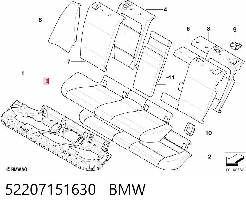 Прокладка колектору впуск BMW 3 
