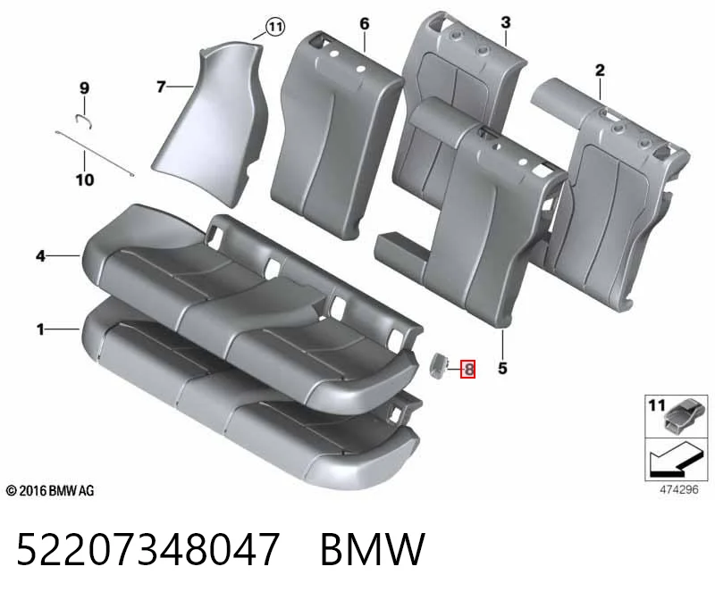52207348047 BMW 