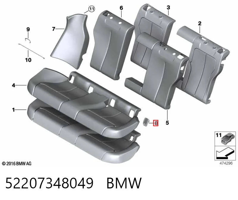 52207348049 BMW 