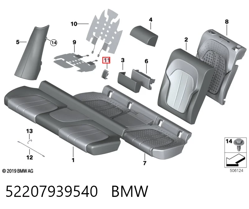 52207939540 BMW 